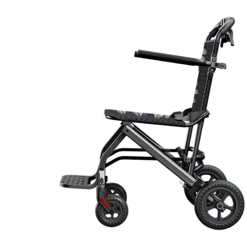 Lightweight wheelchair Ultra-light folding portable Small hand push scooter for the elderly