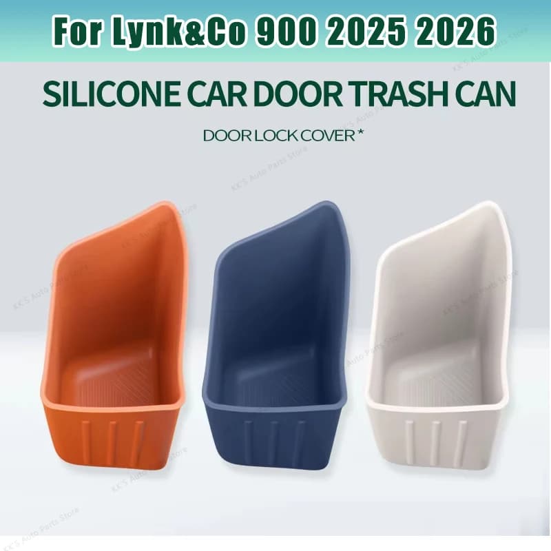 For Lynk&Co 900 2025 2026 Car trash can Storage box Silicone umbrella bucket umbrella storage box car interior accessories