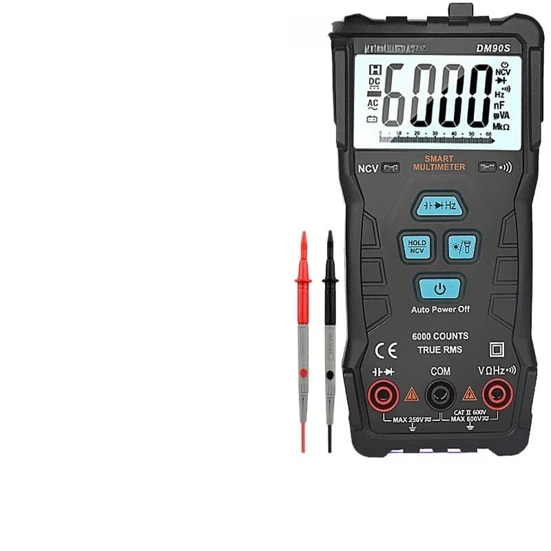 High-speed intelligent multimeter DM90S automatic high-precision electrician anti-burn small universal meter