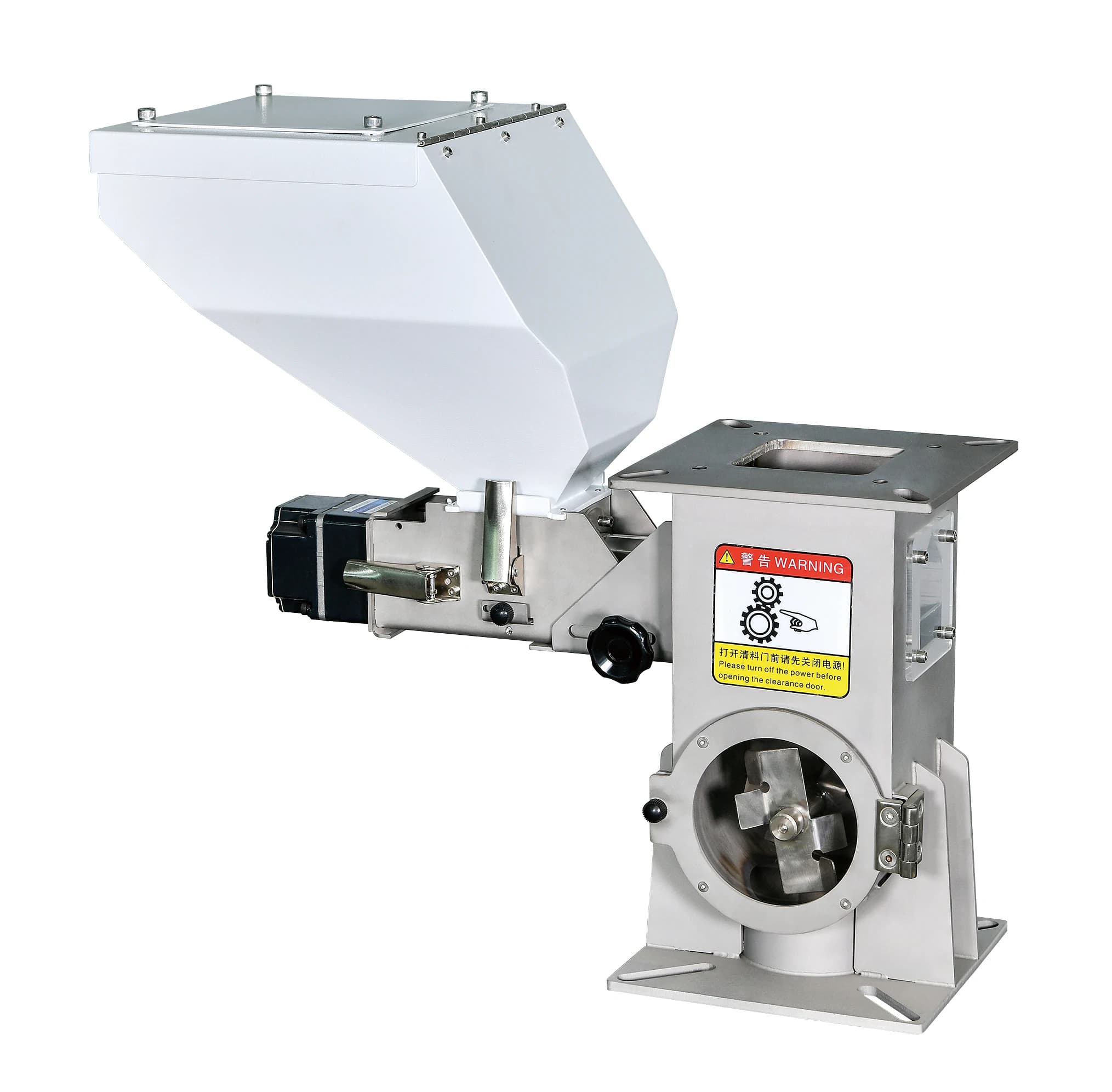 Stainless Steel Automatic Volumetric Doser Mixing Unit Single Color Masterbatch 12kg Capacity 10-130kg/h Output