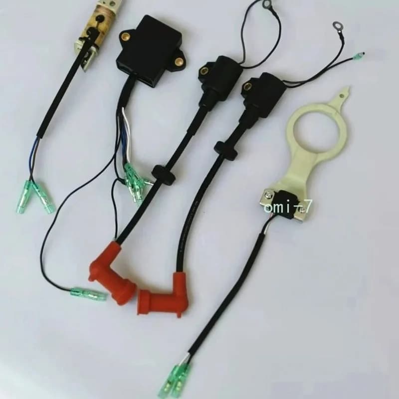 CDI Unit Ignition Coil Pulser Assy For Hangkai 2 Stroke18HP Outboard Boat Motor