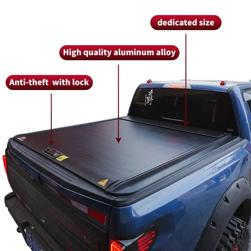 New Rear Box Cover Modification for Ford Raptor F150 Ranger Tantu for Ram Pickup Electric Roller Blind Cover Condition New