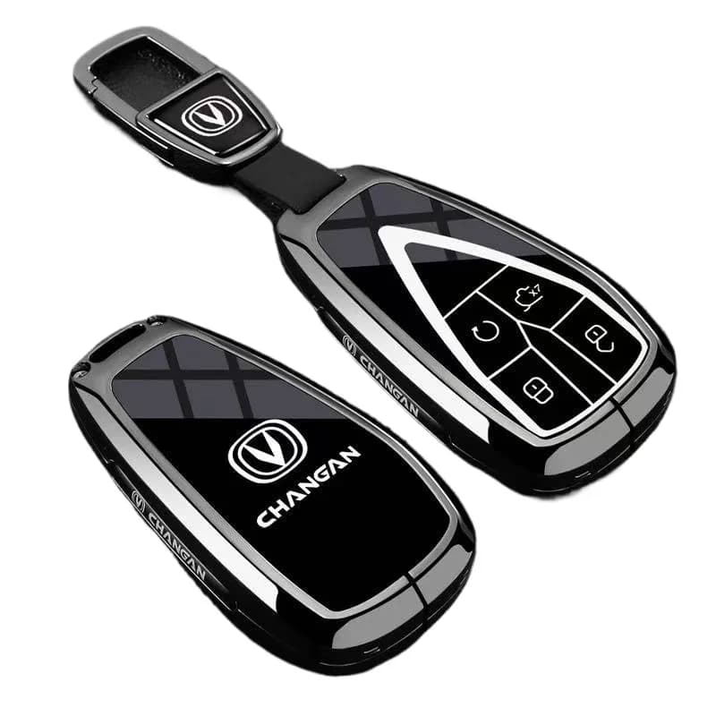 Premium Zinc Alloy Key Cover Case for Changan X5 Plus / Eado / CS35 Plus / UNI-K / F70 / UNI-T (2024) - Protective Key Fob Shell