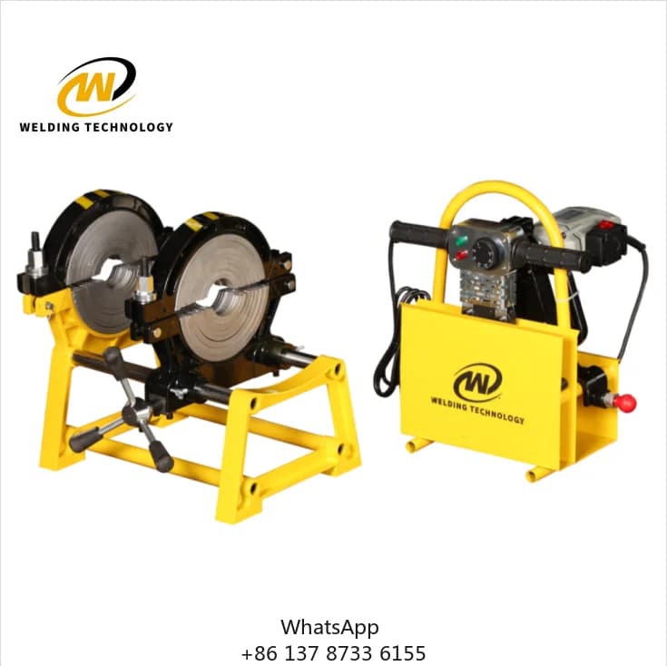50-250mm WD250M2 Manual Butt Fusion Welding Machine 220V Plastic Pipe Welding Machine Fittings PE/PP/PPR 2Clamps 2-Year Warranty