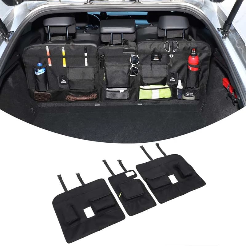 Fit for 23+ Lexus RX Back Seat Car Trunk Hanging Storage Bag Organizer Oxford Waterproof Multi-pocket Car Trunk