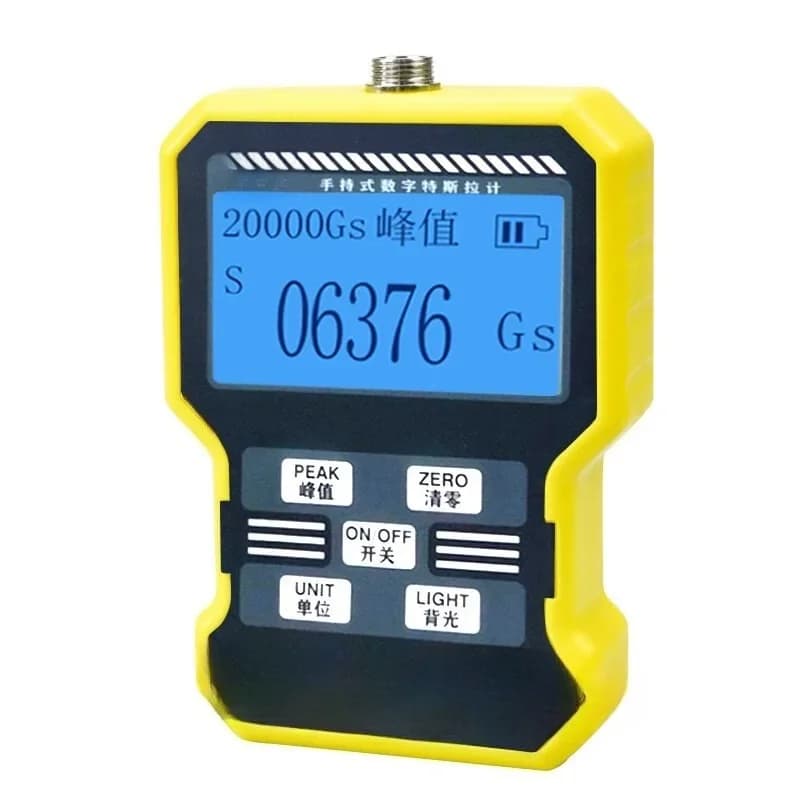 Digital Gaussian Meter, Handheld, Magnetic Field Strength Detector