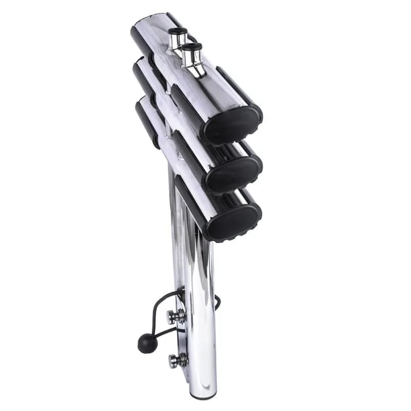 Stainless steel yacht speedboat telescopic ladder, marine concealed folding water ladder, marine hardware accessories