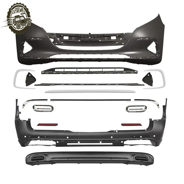 TDCMY A/B Type Grille with Front and Rear Bumpers and Headlights Complete Body Kit for Mercedes Benz Vito/V Class/METRIS