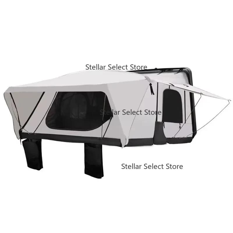 Factory Supply Universal Foldable Roof Tent Waterproof Lightweight Aluminum Roof Tent Hard Shell Roof Top Tent