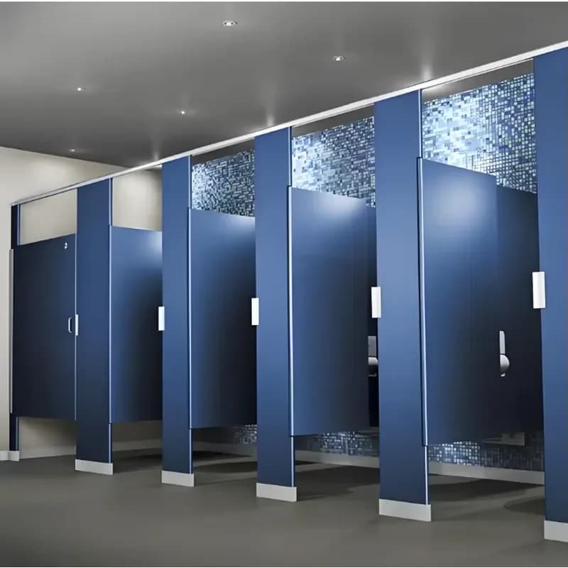 High Quality Compact Laminate Restroom Partition Board Waterproof Vandal Toilet Partition for School University