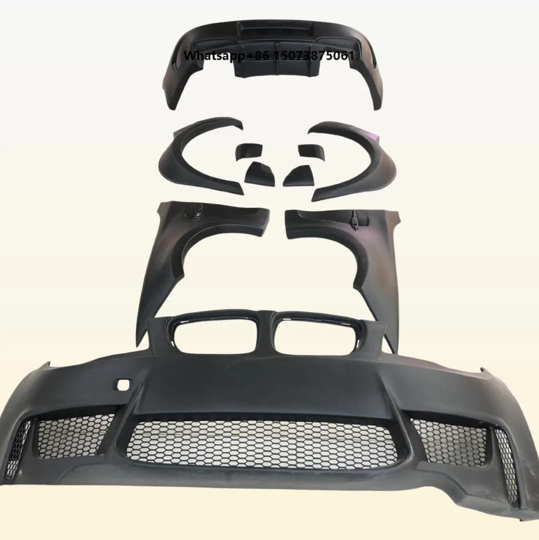 Suitable for 07-11 Model 1 Series E87 E88 120i135i Modified 1M Wide Body Large Bumper Front Bumper 1 Series Bumper