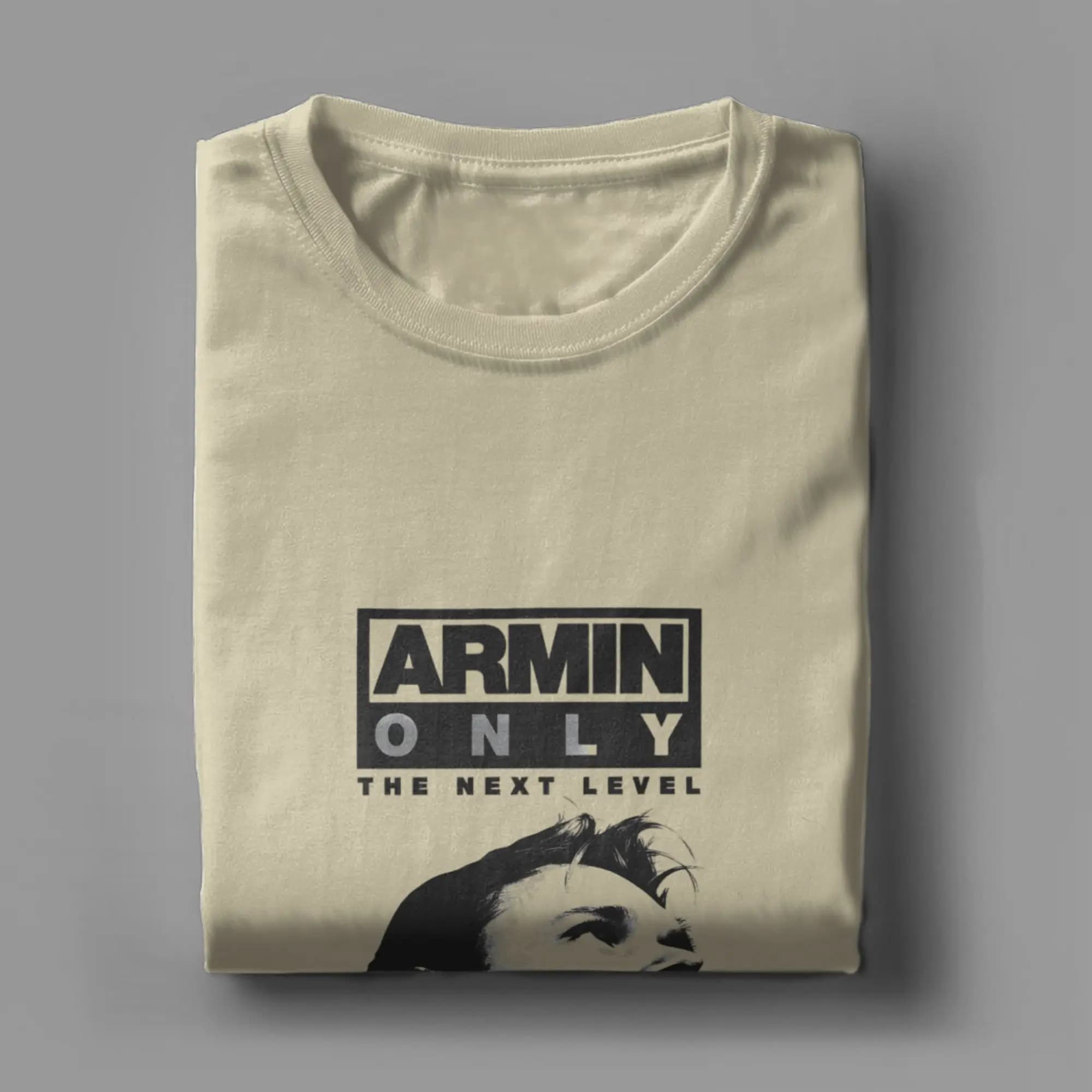 DJ Armin Van Buuren  T Shirt Beach  Harajuku T Shirts Men Pure Cotton Comfortable 4XL 5XL 6XL Clothes Short Sleeves Y2K Fun Tops