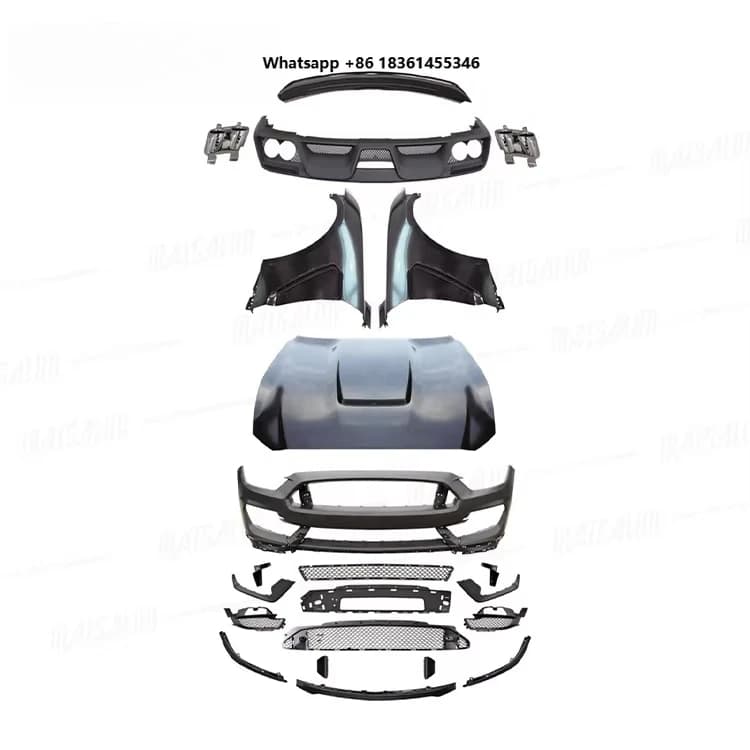For 15-17 GT350 Bodykit High Performance Upgrade Facelift Plastic Car Kit