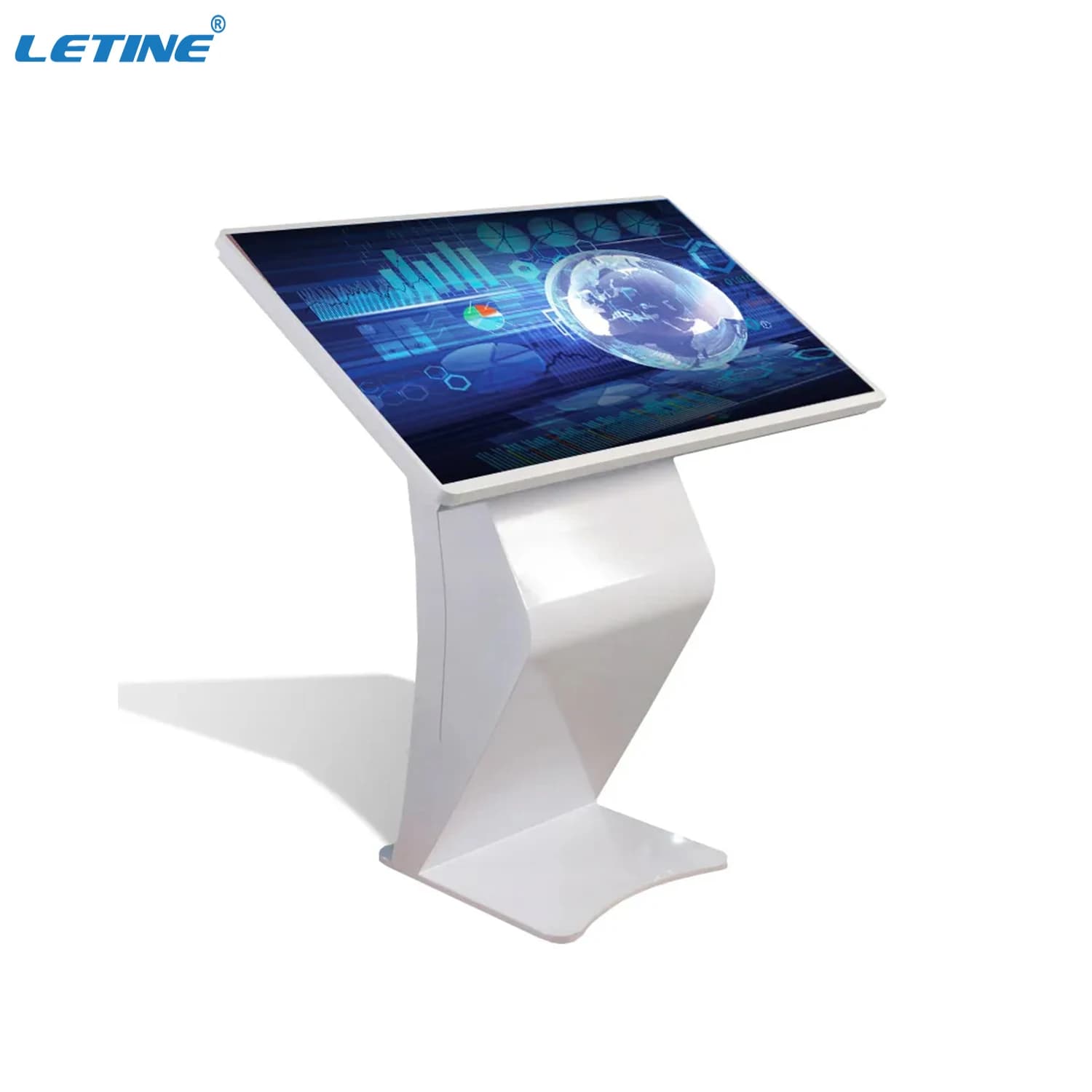 2025 43" Horizontal Touch Kiosk All-Metal Body Anti-Scratch For Public Use ODM Supported