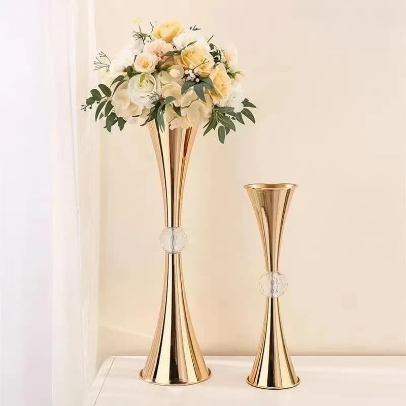 Wholesale Luxury Wedding Party Decoration Clear Acrylic Crystal Wedding Flower Stand Centerpiece for Wedding Table