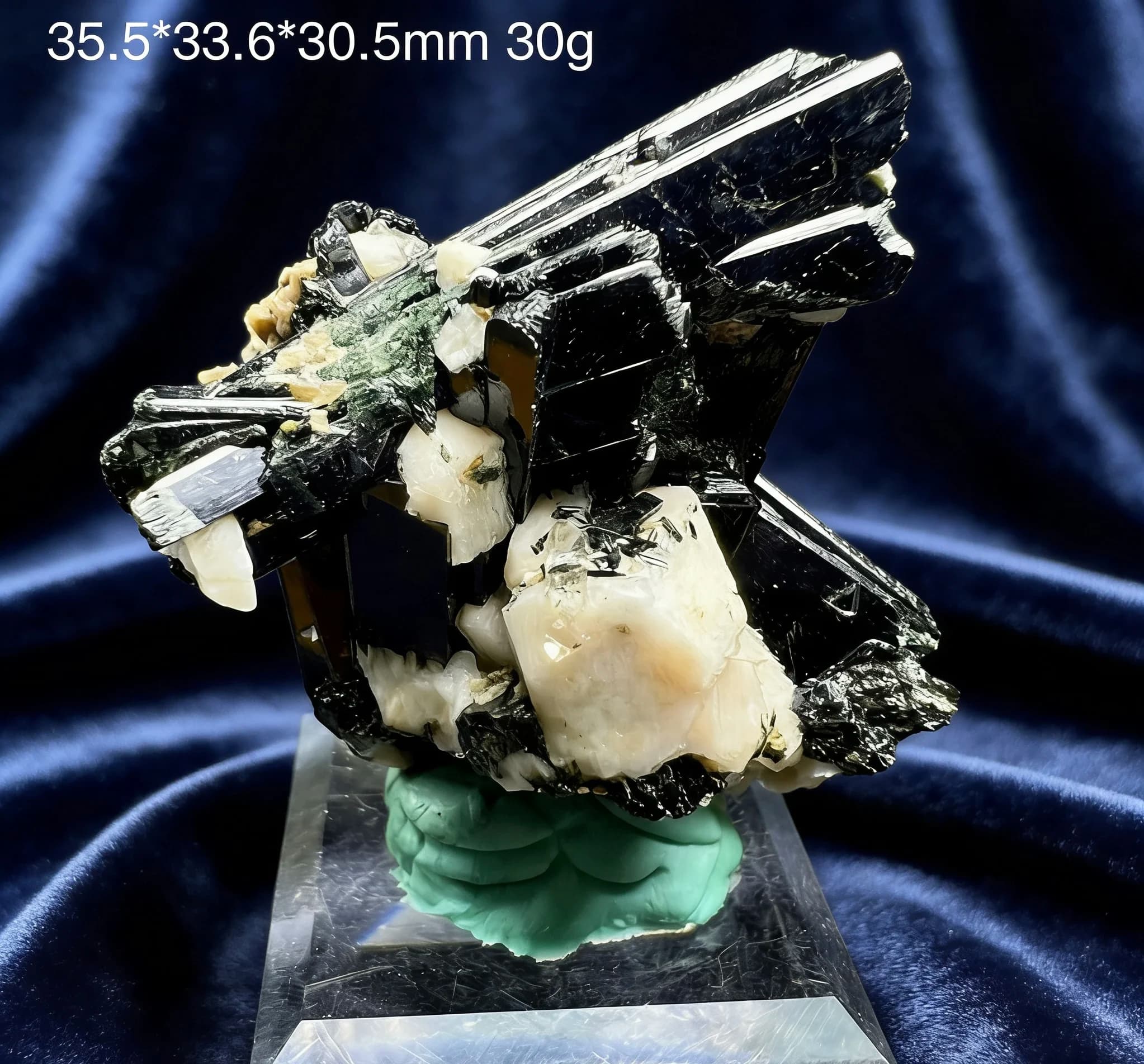 Selected natural Malawi neonite rare mineral raw stone coexisting crystal specimen collection display item science