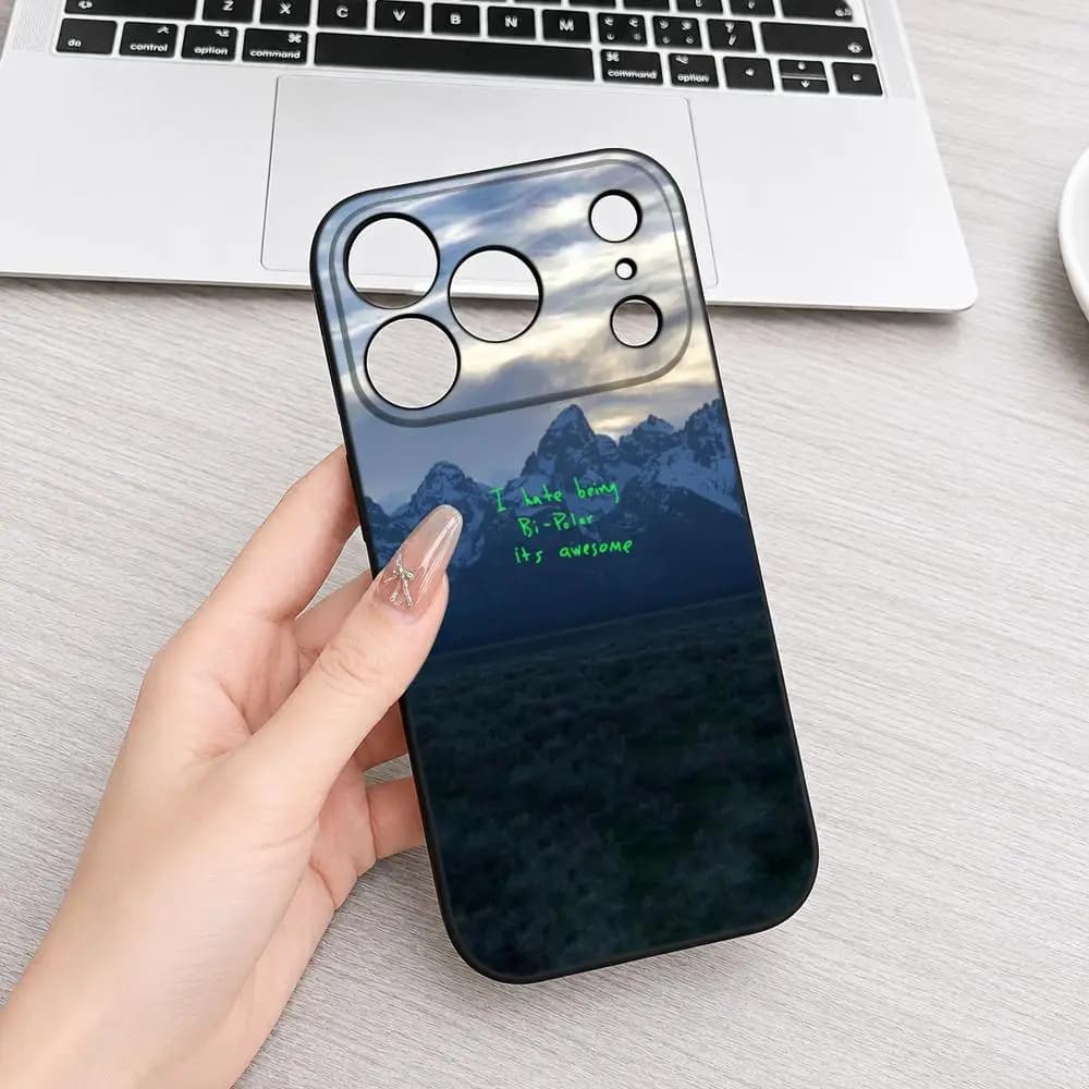 For iPhone Kanye West Ye Rapper Phone Case For iPhone 18 Air 17 16 15 Plus 13 12 11 Pro Max 16e Shockproof HD Clear Back Cover