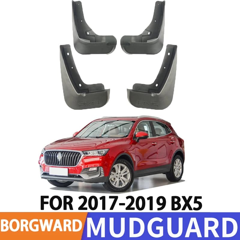 For 2017-2019 Borgward BX5 Car Tire Fenders Splash Guard Front and Rear Wheel Fenders 4pcs