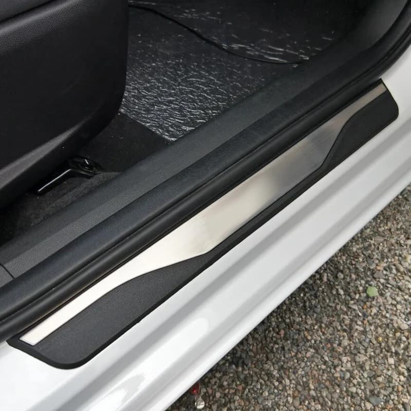 For Renault Captur Kaptur Megane Clio Zoe Ev E-tech 2022-2024 Door Sill Kick Scuff Plate Guard Pedal Cover Trims Car Components