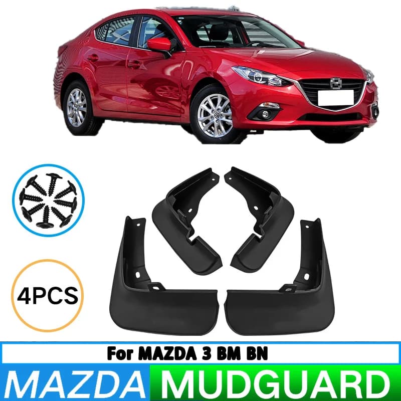 For Mazda Mazda 3 BM BN 2014-2018 Onxera Automobile Car Tire Fender Splash Guard Front Rear Wheel Fender Auto Parts