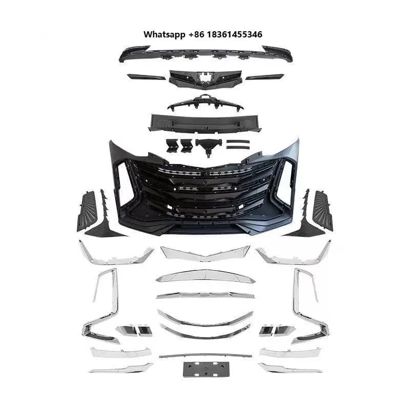 For Alphard Anh35 2019-2023 Century Hawk Convert Kit Black Chrome Grill Headlight Bumper Accessories