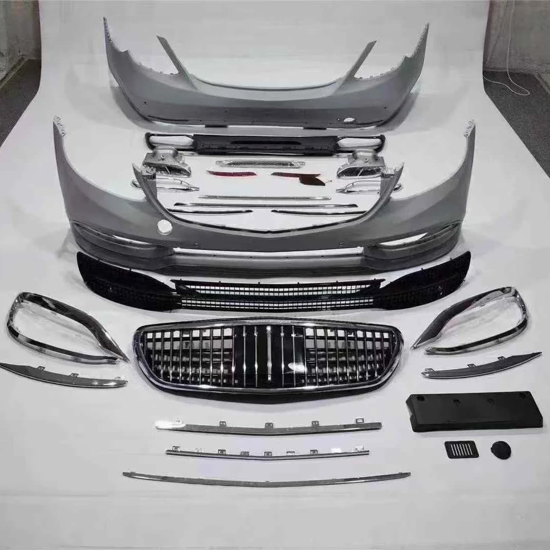 STLF Car Bumper 2016-2020 for Benzs E Class W213 Upgrade Maybachs Body Kit Front Bumper Rear Diffuser With Tips Grille