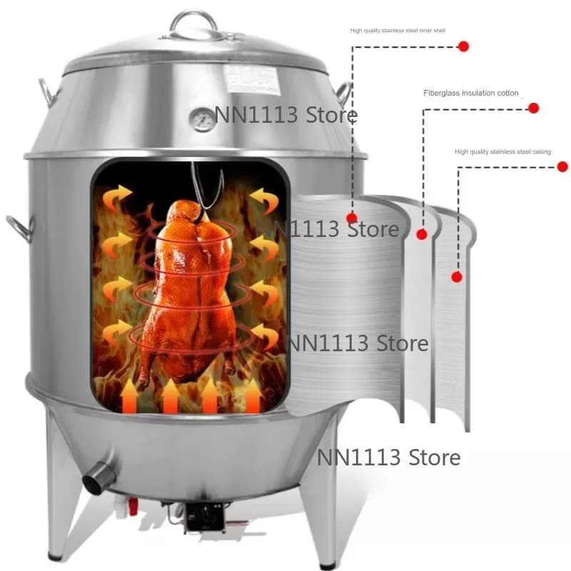 High Efficiency Roast Duck Oven New Condition for Roasting a Variety of Meats Including Duck Chicken Goose