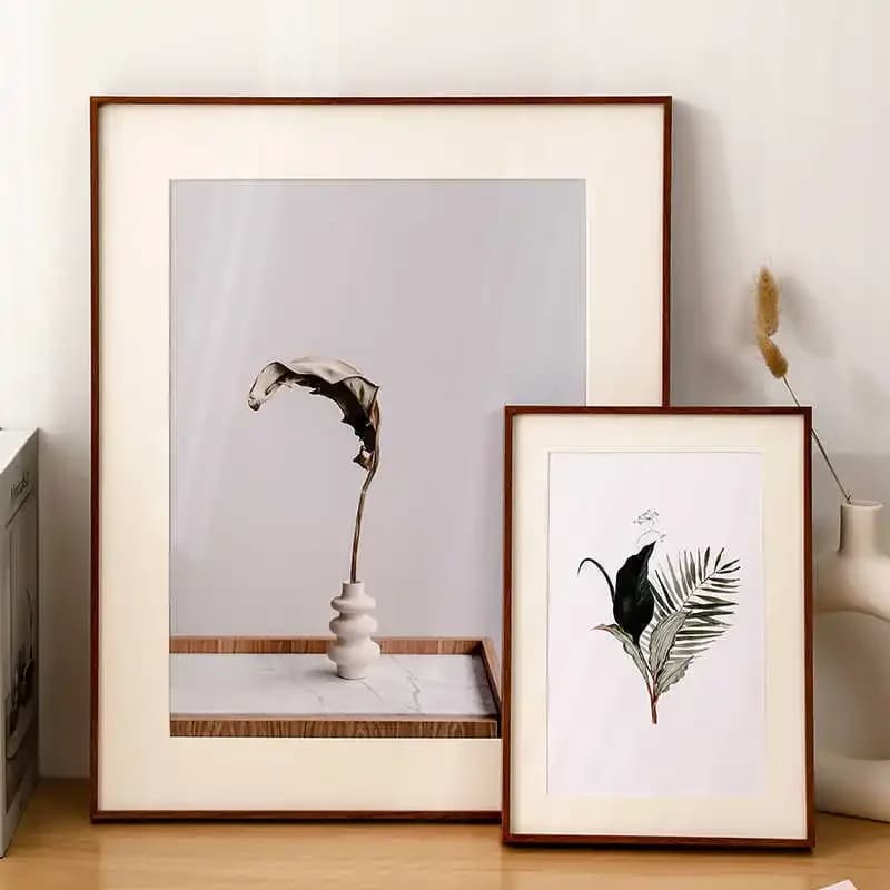 Aluminum A3/A4 4K/8K Photo Frame for Wall Hanging Wedding Picture Frame for Posters Art Displays Stylish Home Desktop Decor Gift