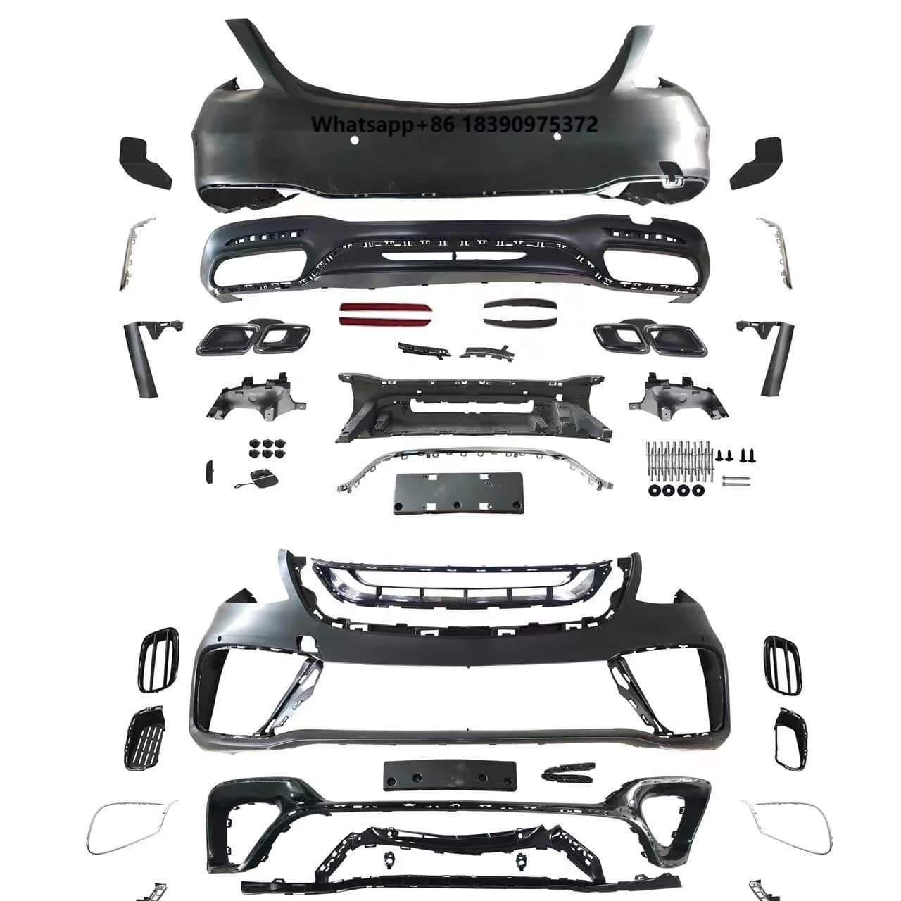 Body Kit Suitable for S-Class W222 Late Upgrade to S63 65 Surrounding