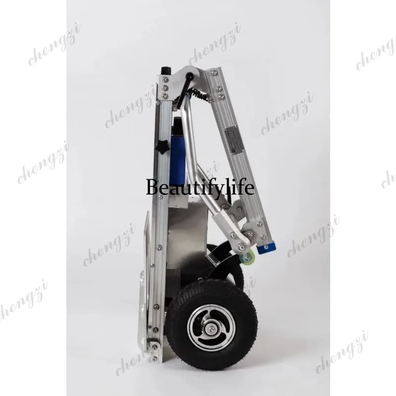 【Hot】200kg Electric Stair Climbing Machine with Lithium Battery 8 Ah, Foldable Pull Truck Suitable for Floor Transportation of G
