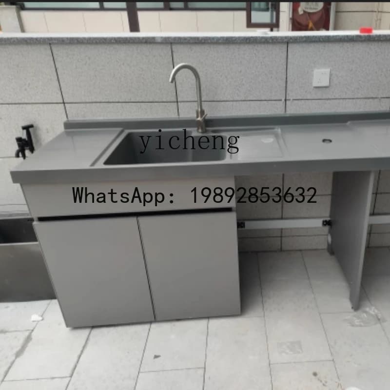X1   double washing machine integrated cabinet balcony laundry cabinet laundry sink with rubbing plate dryer combined cabinet