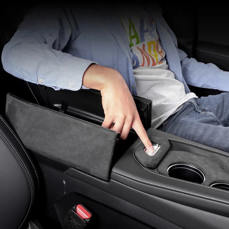TOP Suede Overlays Interior Trim for ZEEKR 001 2021 2022 2023 Car Central Gears Cover, Armrest, Rear AC Frame, Door Panel Strip