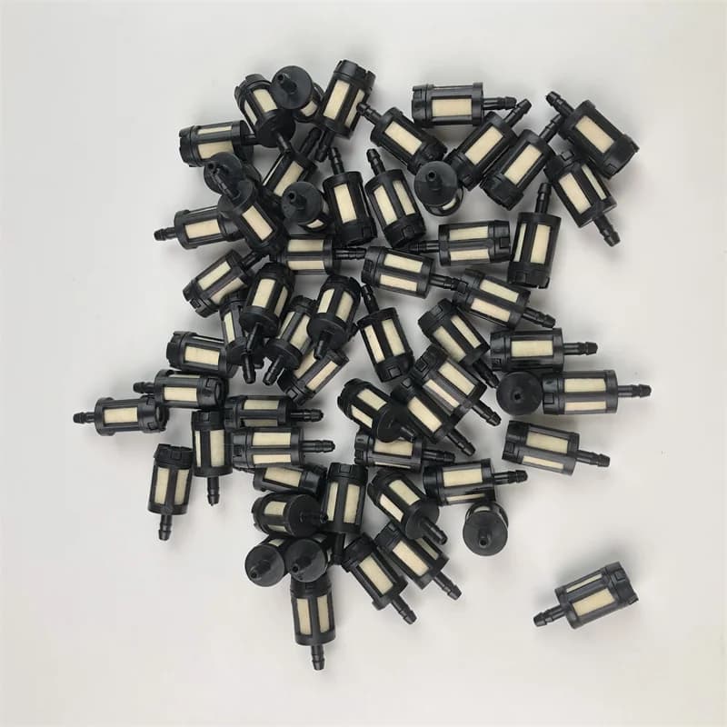 【Hot】100pcs Fuel Filters For ZF-1 ZF1 Garden Plastic Chainsaw Trimmer Brush Cutter Garden Tools