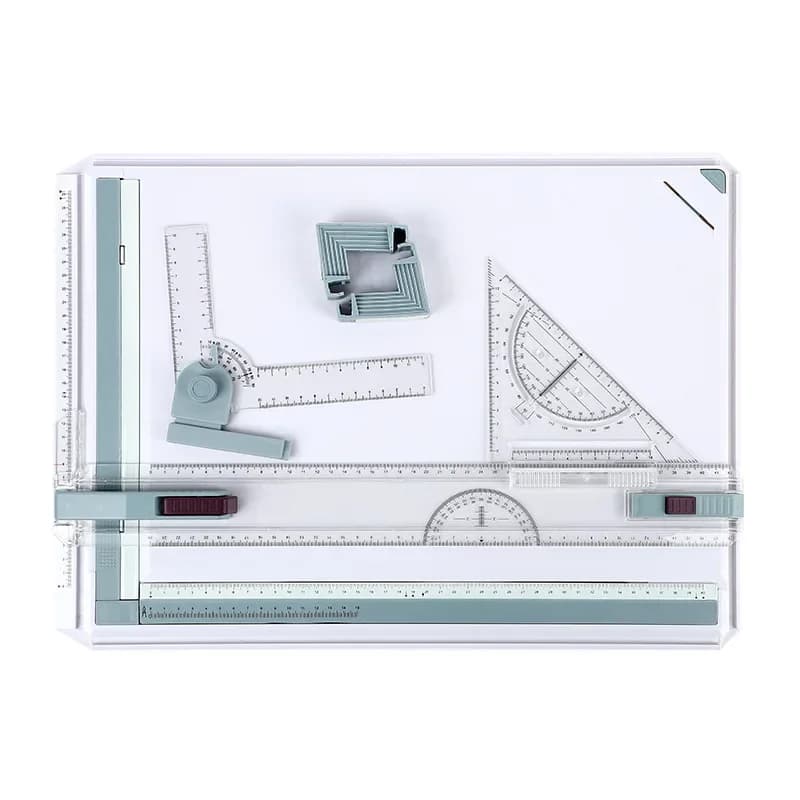 A3 Drawing Board with Scale Construction Machinery Drawing Board Student Specific Manual Drawing Board for Civil Engineering