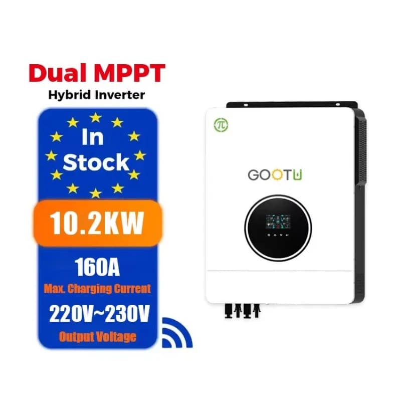 Hot Selling 10KW Dual MPPT Inverter 10200W 48V Dual PV AC Hybrid Solar Inverter With Two Communication Port