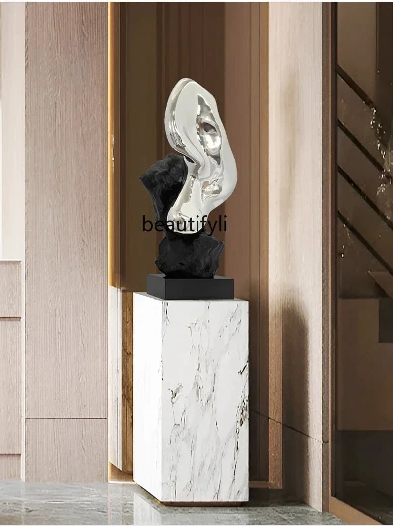 FG10FRP stone sculpture entrance ornament modern new Chinese hotel aisle decoration