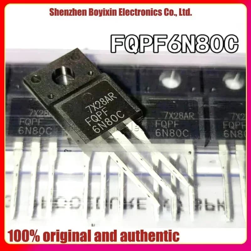FQPF6N80C  Ceramic shell
