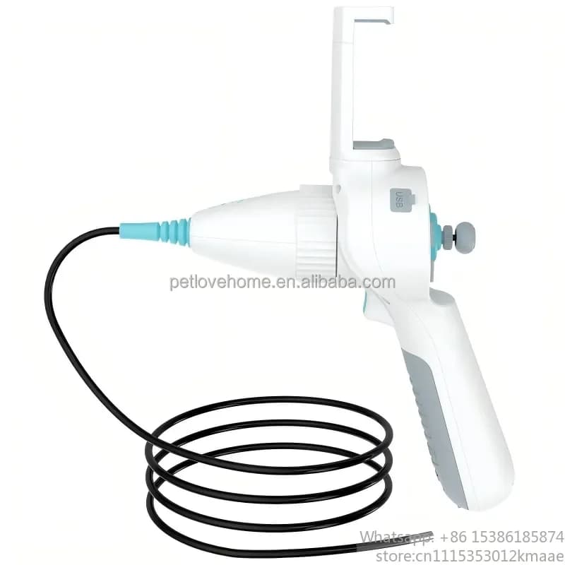 Vequyn Surgical-Grade Portable Vet Endoscope Camera System — Smartphone Display Support, Rhinoscope & Veterinary Video