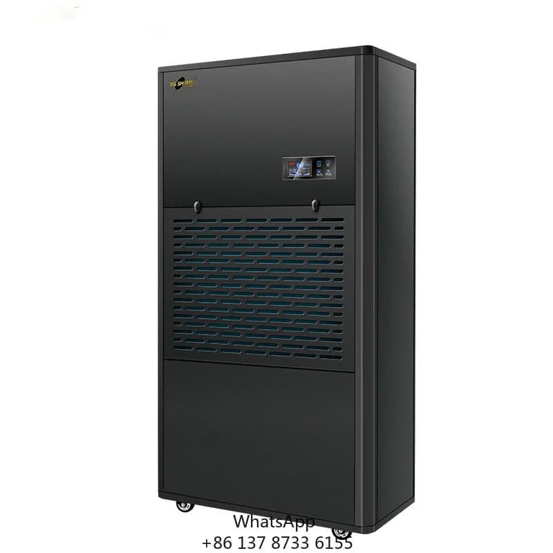 Dehumidifier Unit Industrial 400L Black Dehumidifier Moisture Remover Dehumidifier R32 For Greenhouse