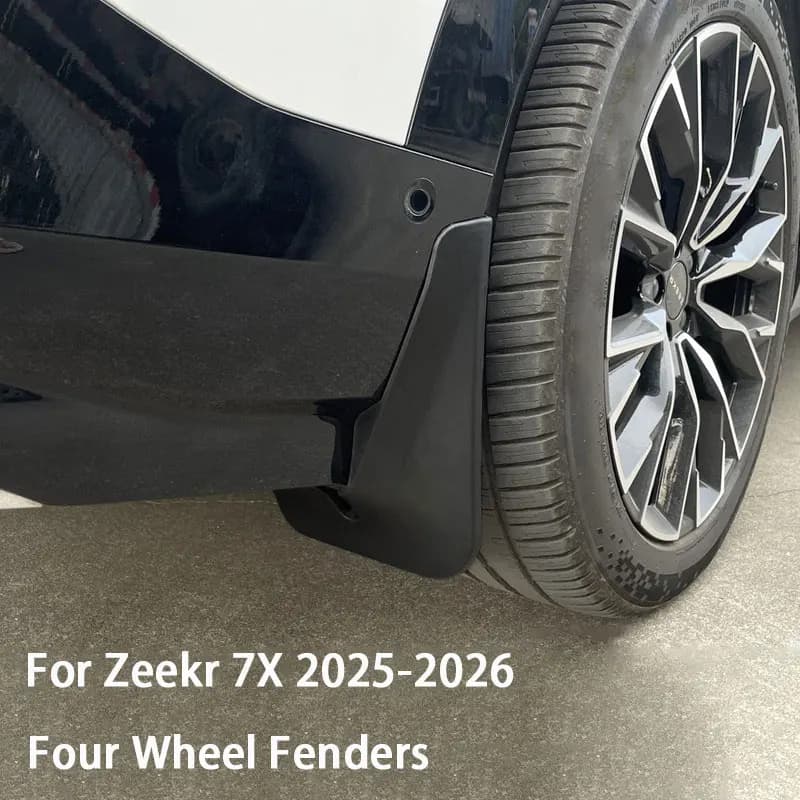 4Pcs For Zeekr 2025 2026 Four-wheel Mudguards Fender Splash Guard Mud Flap Mudflaps Car Accessories