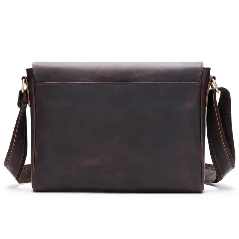 Leather Men's Shoulder Bag Leather Crossbody Bag Men's Leather Crossbody Bag