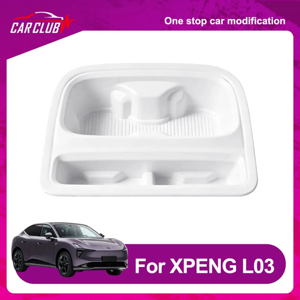 Rear Armrest Cup Cushion For XPENG MONA L03 2026 Silicone Material Water Cup Cover Automotive Modification Parts Anti-fouling