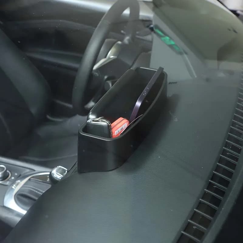 For Mazda MX-5 ND 2015-2023 ABS Center Console Dash Storage Box Navigation Screen Rear Storage Tray Interior Car Accessories
