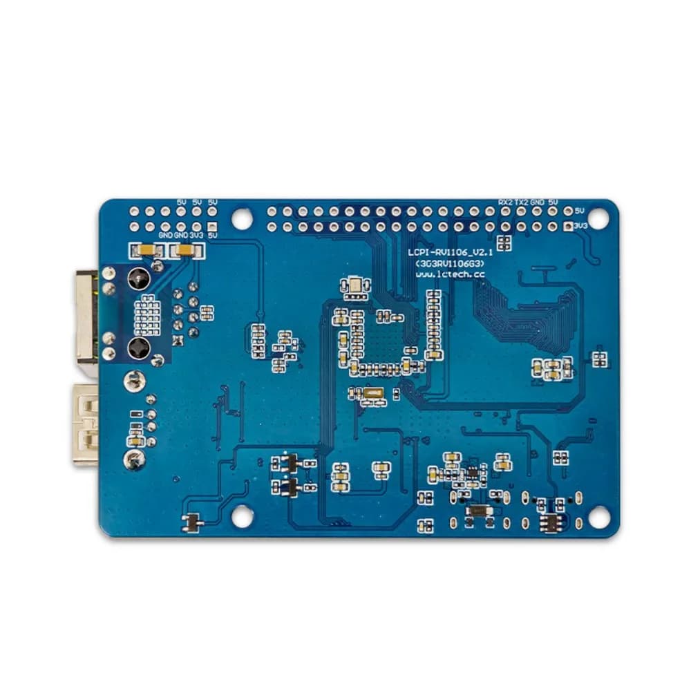 RV1106G3 Embedded ARM Linux AI Development Board 1.8GHz Cortex‑A7 WIFI6 BT5.2 MIPI CSI RGB LCD USB OTG Ethernet Interface