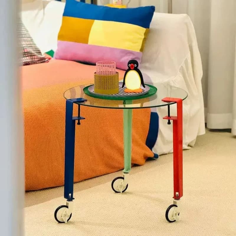 Table foot bracket, coffee table, table legs DIY edge , color, no punching, no nail tripod with wheels, desktop support