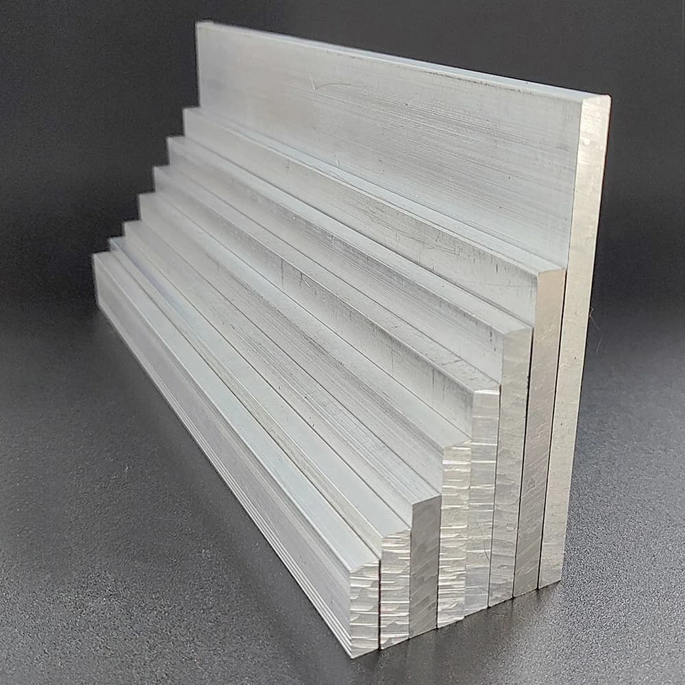6061High Quality Aluminum Alloy Sheet, Thickness: 6mm, Width: 20-100mm, Length: 100-500mm, Widely Used For Your Selection