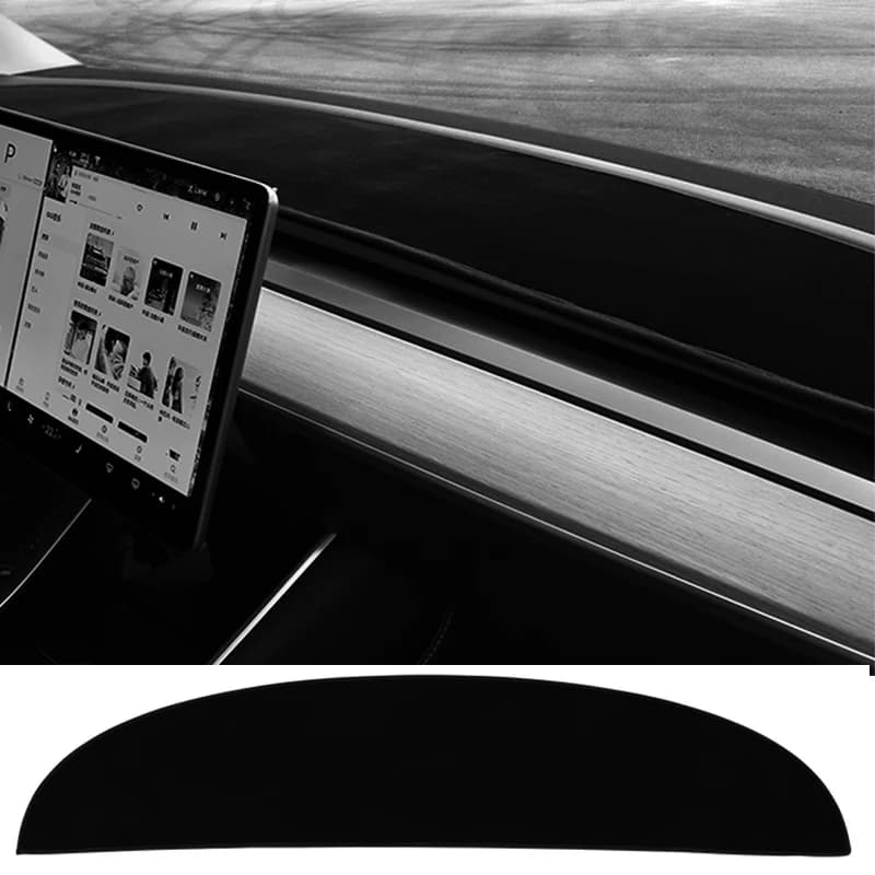 Car Dashboard Sun Shade Cover Pad For Tesla MODEL 3 Y S Dustproof Dashmat Carpet Dash Mat Interior Accessories 2020 2021 2022 23
