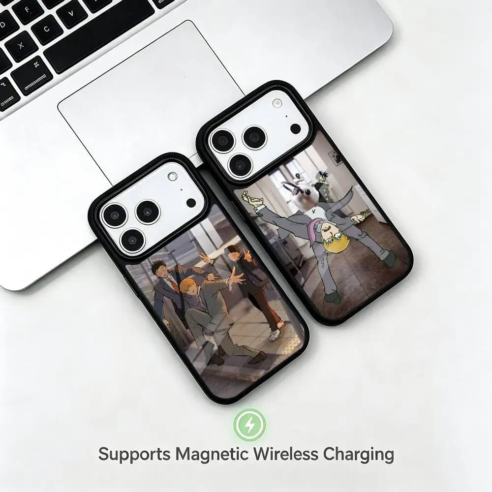 Mobs Psychos 100 gift Phone Case For iPhone17,16,15,14,13,12,11 Plus,Pro Supports Magnetic Wireless Charging