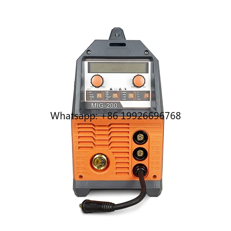 NBM 200 Professional Inverter Aluminum MIG Welding  Double Pulse 200A 220V New CO2 Gas Welding