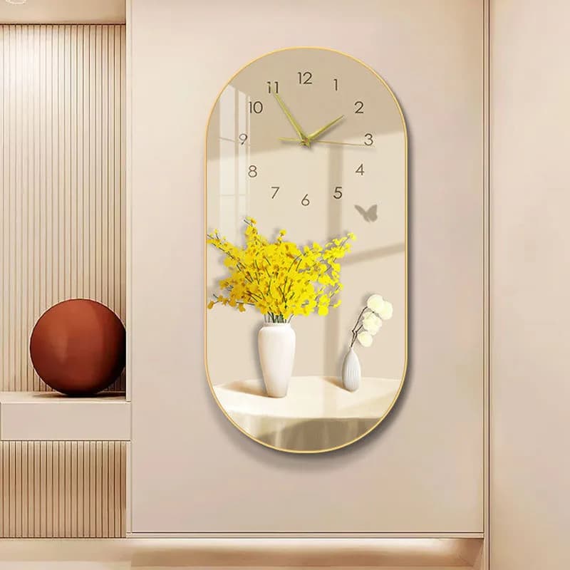 T*-Luxury Digital Wall Watch Living Room Modern Bedrooms Design Creative Fashion Clock Wall Restaurant Horloge Murale Wall Decor